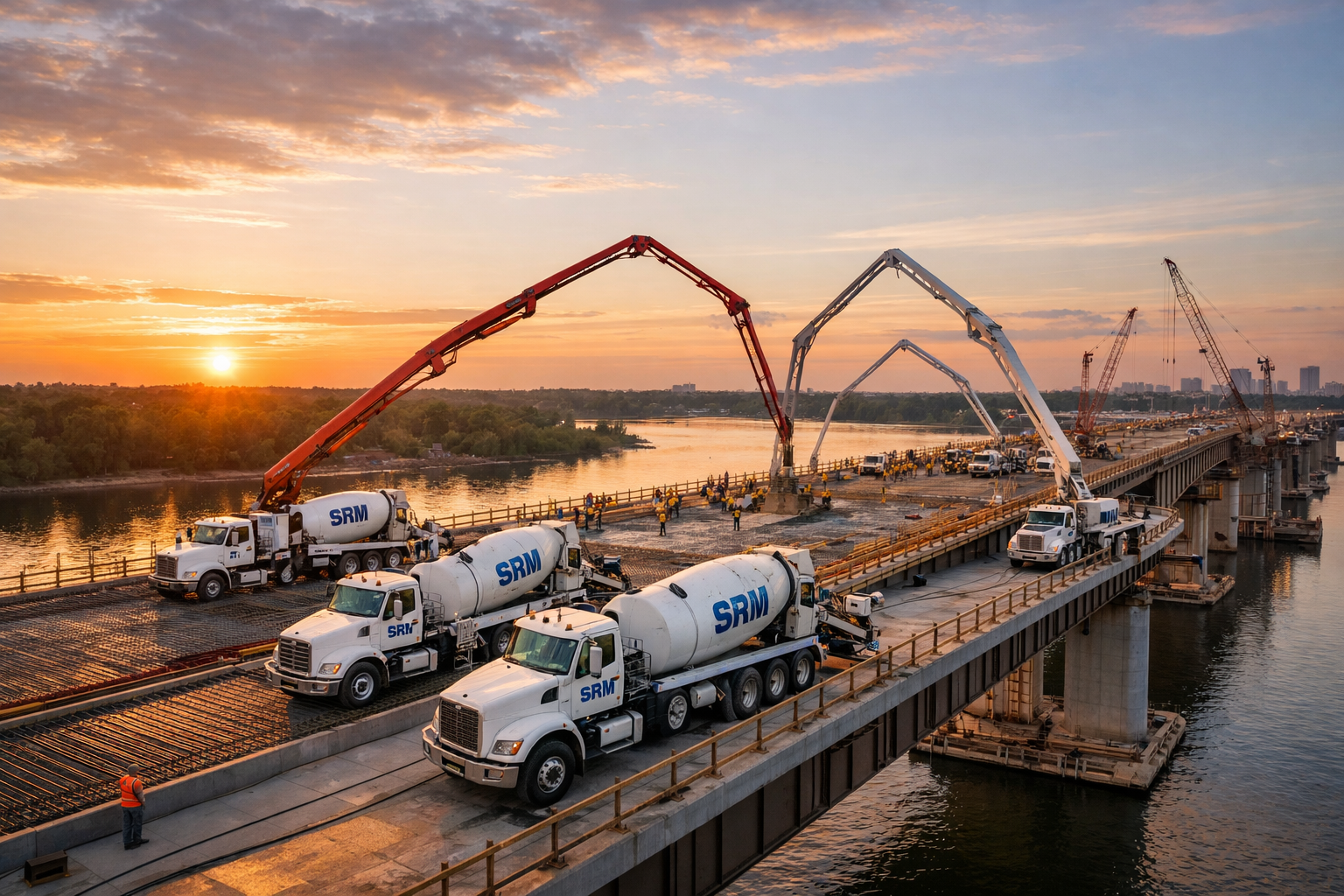 Bridge and highway infrastructure project
