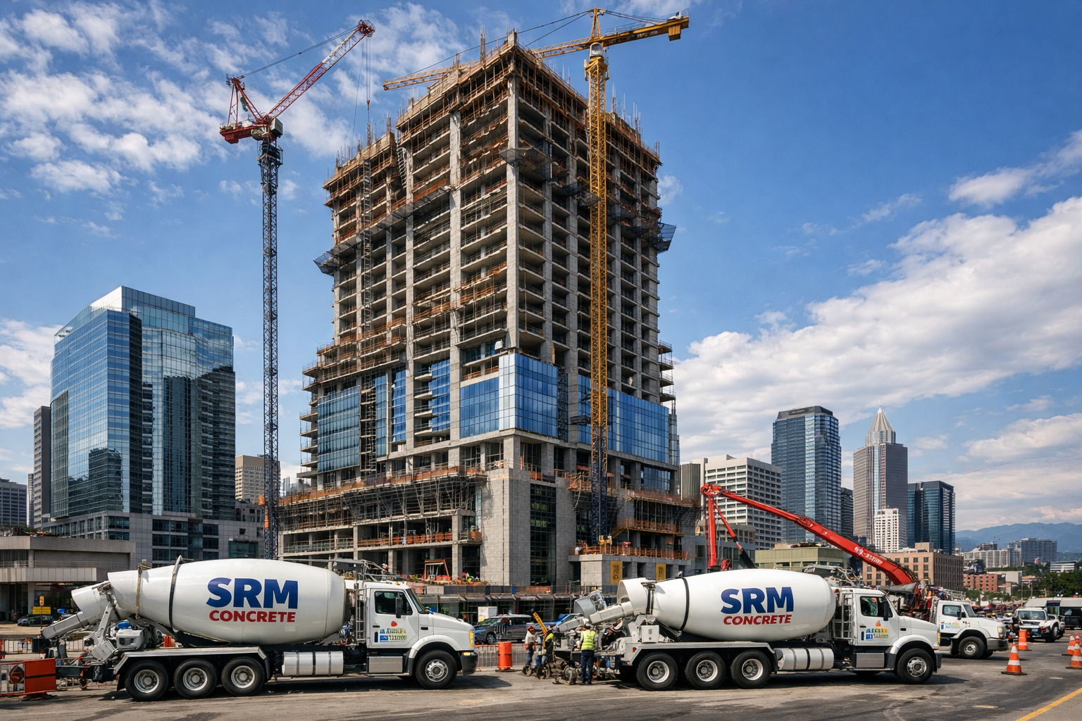 High-rise tower construction